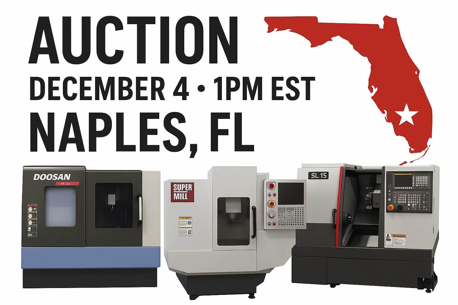 Florida Machine Shop Liquidation